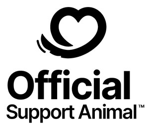 Official Support Animal vertical logo